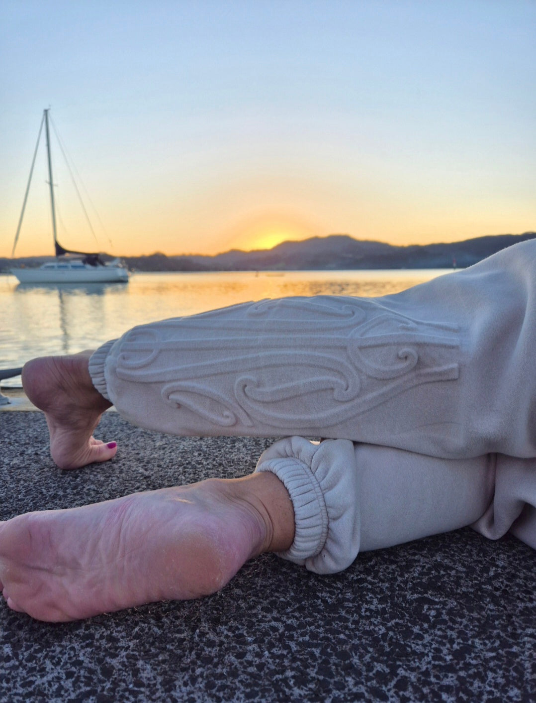 Cream Loungewear Joggers