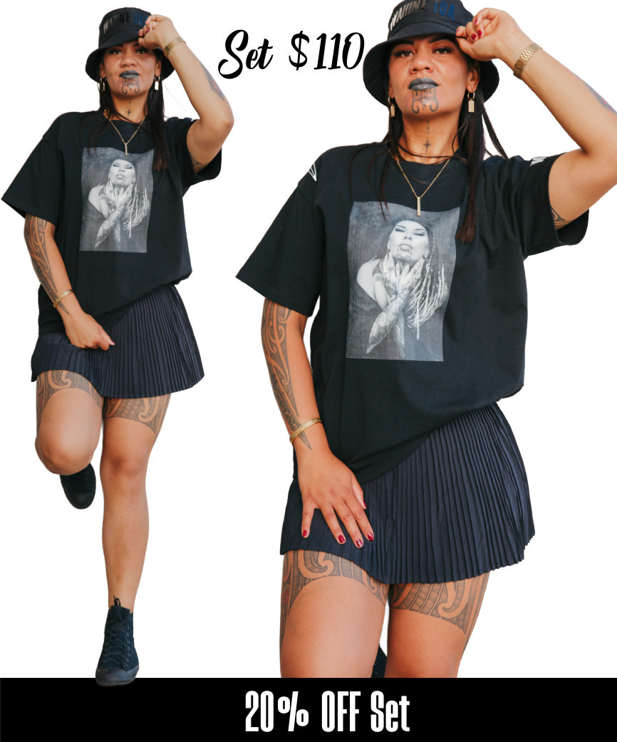 20% OFF COMBO DEAL Tennis Skirt & Wairua Tshirt